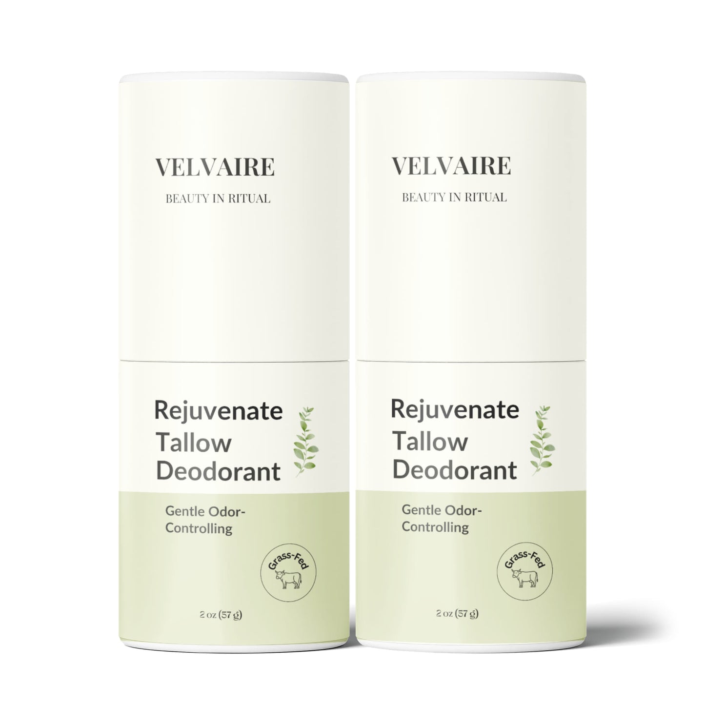 2 Pack Natural Tallow Deodorant Stick